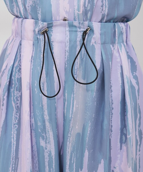 NOMINE(ノミネ)の「【セットアップ対応】ペイント柄 ドロストコード タックパンツ(その他パンツ・レディース・ブラウン/グリーン/ピンク・M/S)」の16枚目の写真