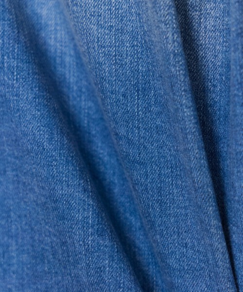 INED(イネド)の「【別注アイテム】スーパービッグシャツAlmond《Healthy DENIM》(シャツ/ブラウス・レディース・インディゴブルー・9号/11号)」の2枚目の写真