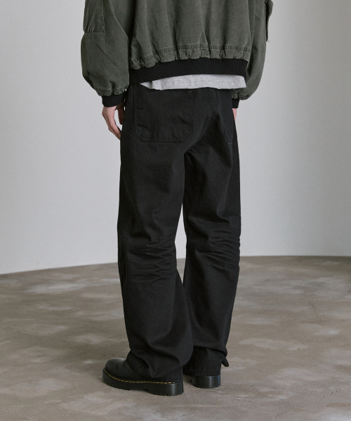 P.IN.O(ピインオ)の「エンボカーブドコットンパンツ - ブラック(その他パンツ・メンズ・その他・SMALL/MEDIUM/LARGE/X-LARGE)」の4枚目の写真