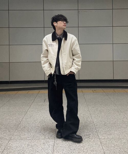P.IN.O(ピインオ)の「エンボカーブドコットンパンツ - ブラック(その他パンツ・メンズ・その他・SMALL/MEDIUM/LARGE/X-LARGE)」の7枚目の写真