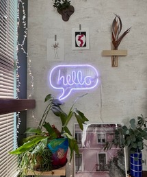 RIO（リオ）の「LEDライト HELLO WALL ART（インテリア雑貨）」