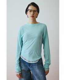 HeRIN.CYE（ヘリンドットサイ）の「Sheer mellow tops　　シアーメロートップス（Tシャツ/カットソー）」
