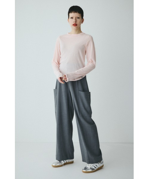 HeRIN.CYE(ヘリンドットサイ)の「Sheer mellow tops シアーメロートップス(Tシャツ/カットソー・レディース・ライトイエロー/ライトブルー/ライトピンク/ライトグリーン・FREE)」の21枚目の写真