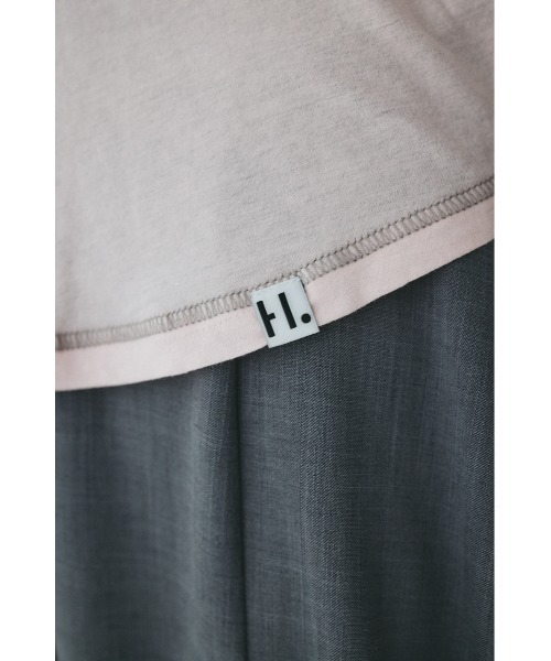 HeRIN.CYE(ヘリンドットサイ)の「Sheer mellow tops シアーメロートップス(Tシャツ/カットソー・レディース・ライトイエロー/ライトブルー/ライトピンク/ライトグリーン・FREE)」の8枚目の写真