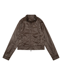 Technical Coated Jacket (Brown)