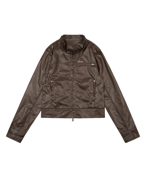 AAKAM(アーカム)の「Technical Coated Jacket (Brown)(その他アウター・レディース・その他・1/2)」の1枚目の写真