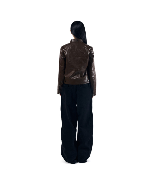 AAKAM(アーカム)の「Technical Coated Jacket (Brown)(その他アウター・レディース・その他・1/2)」の2枚目の写真