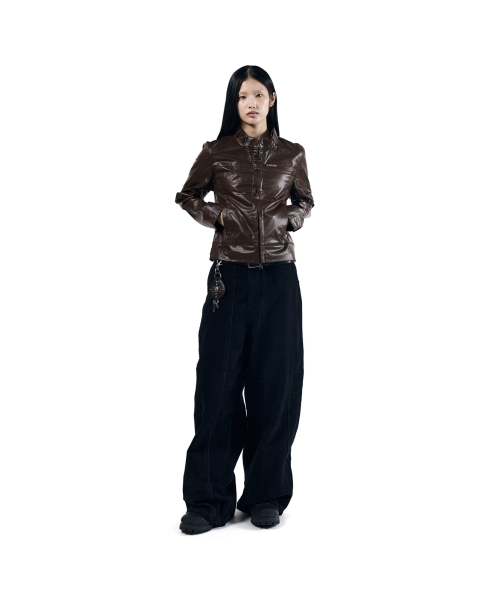 AAKAM(アーカム)の「Technical Coated Jacket (Brown)(その他アウター・レディース・その他・1/2)」の3枚目の写真