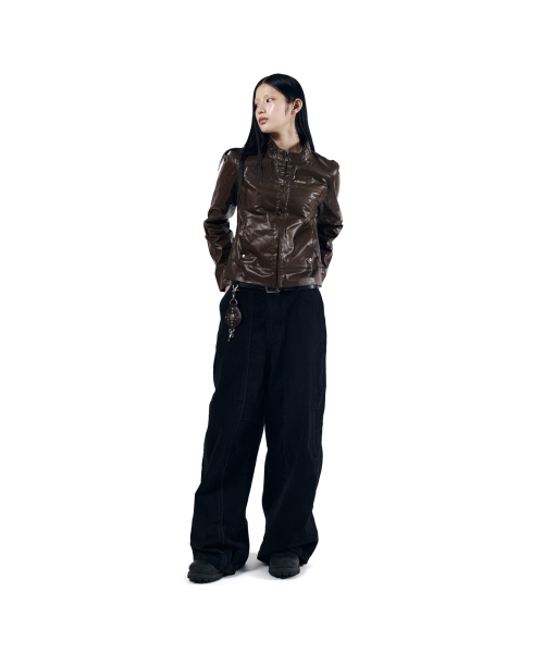 AAKAM(アーカム)の「Technical Coated Jacket (Brown)(その他アウター・レディース・その他・1/2)」の4枚目の写真