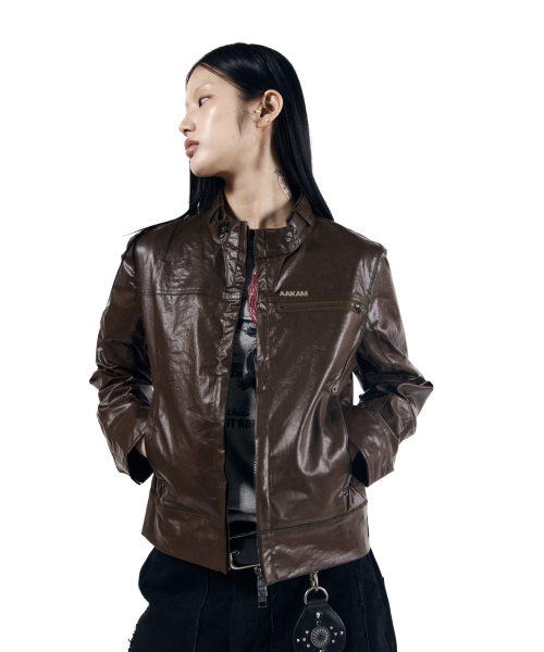 AAKAM(アーカム)の「Technical Coated Jacket (Brown)(その他アウター・レディース・その他・1/2)」の5枚目の写真