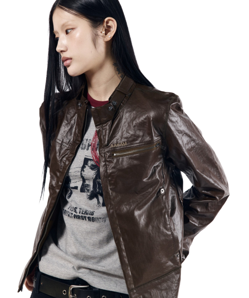 AAKAM(アーカム)の「Technical Coated Jacket (Brown)(その他アウター・レディース・その他・1/2)」の6枚目の写真