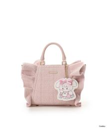 SAMANTHAVEGA（サマンサベガ）の「Lil ala mode×SAMANTHAVEGAコレクション ツイードフリルハンドバッグ（ハンドバッグ）」