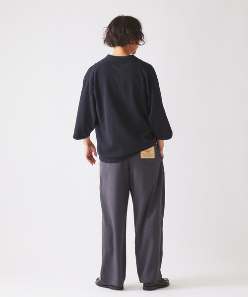 JOURNAL STANDARD relume(ジャーナルスタンダード レリューム)の「バルジ ツイル 1タック ”レイジー” ライトスラックス(スラックス・メンズ・キャメル/サックスブルー/ブラック/チャコールグレー・LARGE/MEDIUM/SMALL)」の19枚目の写真