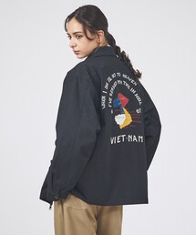 TAION | 【TAION / タイオン】NON DOWN REVERSIBLE VET BLOUSON /ノンダウン リバーシブル 刺繍 ブルゾン/べトジャン/ユニセックス 【WEB限定】(ブルゾン)