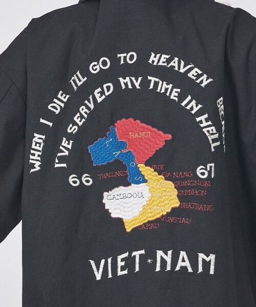 TAION(タイオン)の「【TAION / タイオン】NON DOWN REVERSIBLE VET BLOUSON /ノンダウン リバーシブル 刺繍 ブルゾン/べトジャン/ユニセックス 【WEB限定】(ブルゾン・メンズ・ホワイト系その他/ブラック系その他/ブルー系その他・M/L)」の15枚目の写真