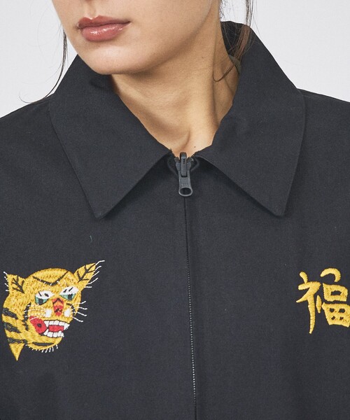 TAION(タイオン)の「【TAION / タイオン】NON DOWN REVERSIBLE VET BLOUSON /ノンダウン リバーシブル 刺繍 ブルゾン/べトジャン/ユニセックス 【WEB限定】(ブルゾン・メンズ・ホワイト系その他/ブラック系その他/ブルー系その他・M/L)」の16枚目の写真