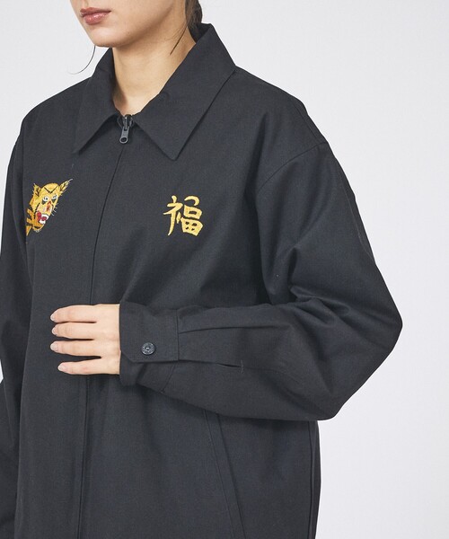 TAION(タイオン)の「【TAION / タイオン】NON DOWN REVERSIBLE VET BLOUSON /ノンダウン リバーシブル 刺繍 ブルゾン/べトジャン/ユニセックス 【WEB限定】(ブルゾン・メンズ・ホワイト系その他/ブラック系その他/ブルー系その他・M/L)」の17枚目の写真