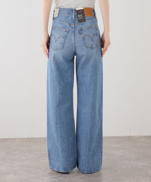 Levi's（リーバイス）の「LEVI'S/リーバイス RIBCAGE WIDE LEG A6081-0020（その他パンツ・レディース・ブルー・24cm/26cm/25cm/27cm）」の3枚目の写真