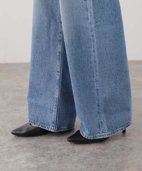 Levi's（リーバイス）の「LEVI'S/リーバイス RIBCAGE WIDE LEG A6081-0020（その他パンツ・レディース・ブルー・24cm/26cm/25cm/27cm）」の7枚目の写真