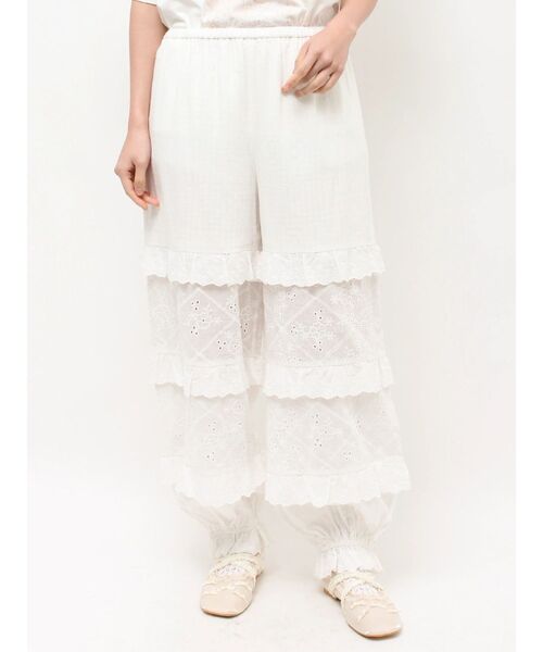 merry jenny（メリージェニー）の「switchレースバルーンパンツ（その他パンツ・レディース・オフホワイト/ブラック・FREE）」の22枚目の写真