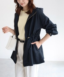 Pierrot（ピエロ）の「【撥水/UV】ドロストフードブルゾン（ブルゾン）」