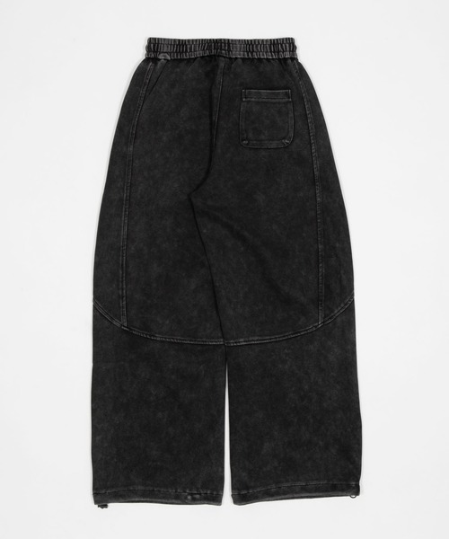 Figments(フィグメンツ)の「ハードウォッシュタックスウェットパンツ(スウェットパンツ・レディース・スミクロ・FREE)」の2枚目の写真