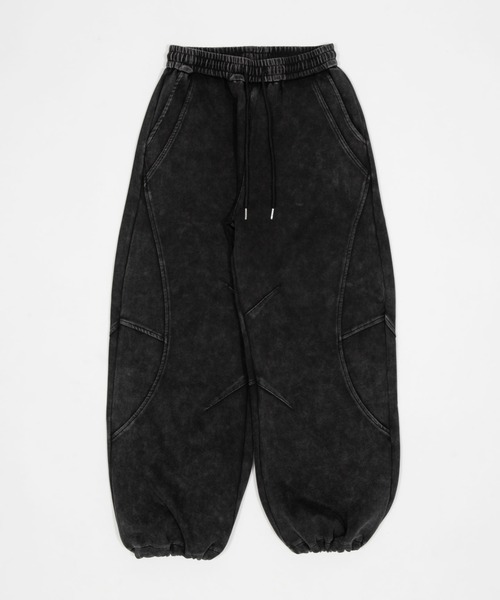 Figments(フィグメンツ)の「ハードウォッシュタックスウェットパンツ(スウェットパンツ・レディース・スミクロ・FREE)」の3枚目の写真