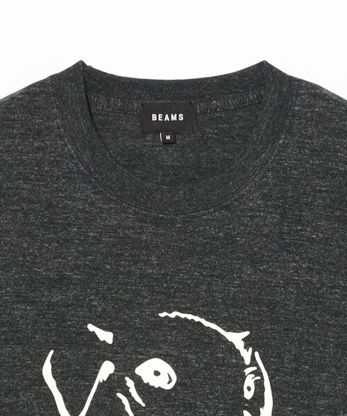 BEAMS T(ビームスティー)の「BEAMS / DOG Go Outside? T-shirt(Tシャツ/カットソー・メンズ・ホワイト/ブラック系その他4・M/XL/S/L)」の7枚目の写真