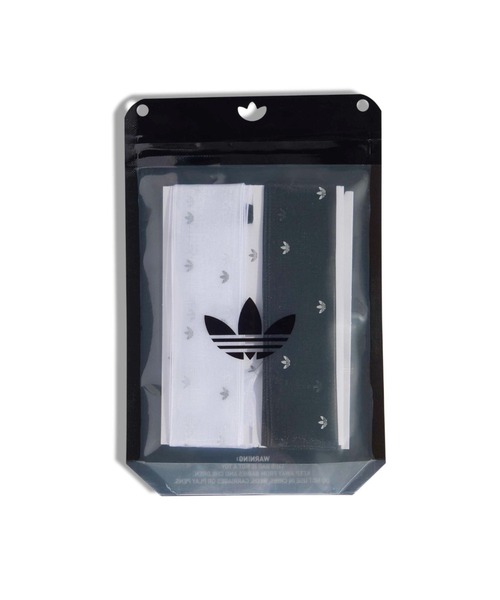 adidas（アディダス）の「adidas ORIBBON 3 SHOELACE / アディダス オリボン 3 シューレース（シューズアクセサリー・レディース・ブラック×ホワイト・ONE SIZE）」の2枚目の写真