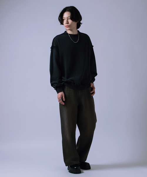 improves(インプローブス)の「12ozデニム加工バギーパンツ(デニムパンツ・メンズ・ブルー/チャコール/ブラック/ネイビー・X-LARGE/LARGE/MEDIUM)」の17枚目の写真