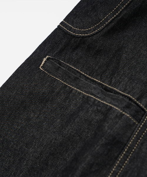 FRIZMWORKS(フリズムワークス)の「CURVED DENIM PANTS _ BLACK(デニムパンツ・メンズ・その他・SMALL/MEDIUM/LARGE/X-LARGE)」の7枚目の写真