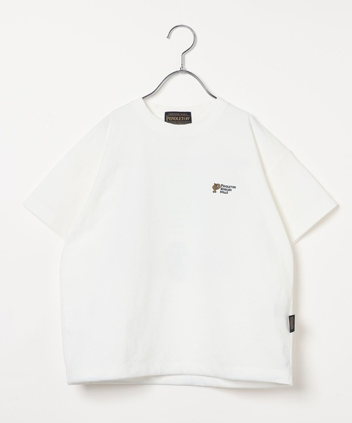 PENDLETON（ペンドルトン）の「【PENDLETON(ペンドルトン)】別注ヒストリーロゴTシャツ(KIDS)（Tシャツ/カットソー・キッズ・ホワイト/ブラック・160cm/150cm/140cm）」の12枚目の写真