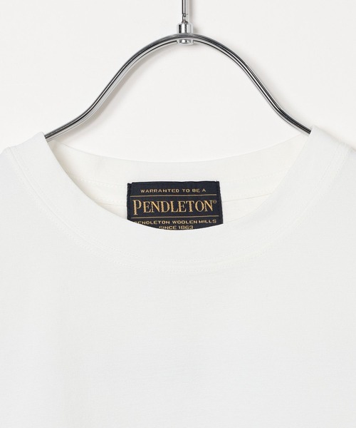 PENDLETON（ペンドルトン）の「【PENDLETON(ペンドルトン)】別注ヒストリーロゴTシャツ(KIDS)（Tシャツ/カットソー・キッズ・ホワイト/ブラック・160cm/150cm/140cm）」の14枚目の写真