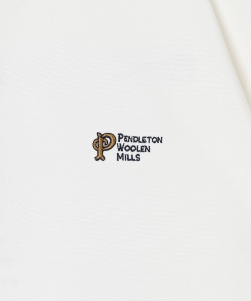 PENDLETON（ペンドルトン）の「【PENDLETON(ペンドルトン)】別注ヒストリーロゴTシャツ(KIDS)（Tシャツ/カットソー・キッズ・ホワイト/ブラック・160cm/150cm/140cm）」の3枚目の写真