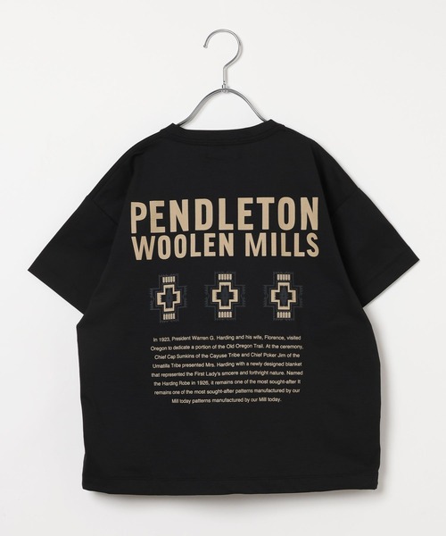PENDLETON（ペンドルトン）の「【PENDLETON(ペンドルトン)】別注ヒストリーロゴTシャツ(KIDS)（Tシャツ/カットソー・キッズ・ホワイト/ブラック・160cm/150cm/140cm）」の7枚目の写真