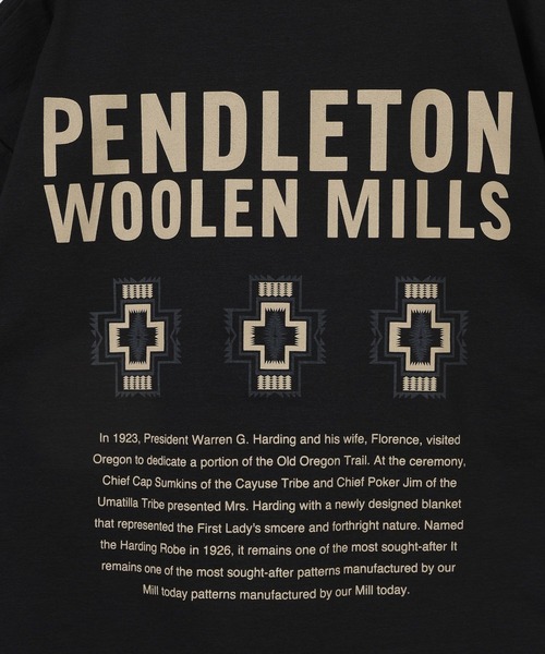 PENDLETON（ペンドルトン）の「【PENDLETON(ペンドルトン)】別注ヒストリーロゴTシャツ(KIDS)（Tシャツ/カットソー・キッズ・ホワイト/ブラック・160cm/150cm/140cm）」の9枚目の写真