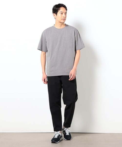Grand PARK（グランドパーク）の「ドライアクティブ ポケットTシャツ（Tシャツ/カットソー・メンズ・オフホワイト/グレー/ブラック・L/M）」の4枚目の写真