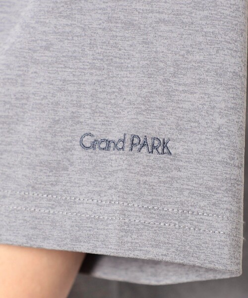 Grand PARK（グランドパーク）の「ドライアクティブ ポケットTシャツ（Tシャツ/カットソー・メンズ・オフホワイト/グレー/ブラック・L/M）」の13枚目の写真