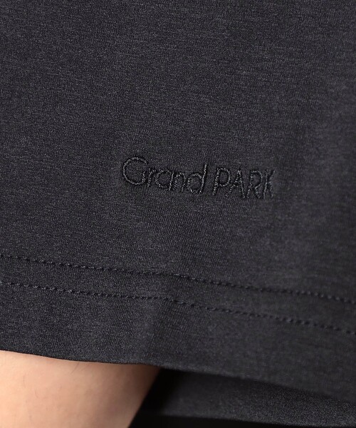 Grand PARK（グランドパーク）の「ドライアクティブ ポケットTシャツ（Tシャツ/カットソー・メンズ・オフホワイト/グレー/ブラック・L/M）」の15枚目の写真
