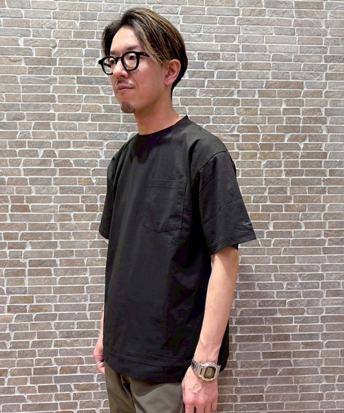 Grand PARK（グランドパーク）の「ドライアクティブ ポケットTシャツ（Tシャツ/カットソー・メンズ・オフホワイト/グレー/ブラック・L/M）」の3枚目の写真