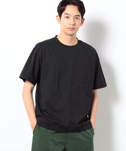 Grand PARK（グランドパーク）の「ドライアクティブ ポケットTシャツ（Tシャツ/カットソー・メンズ・オフホワイト/グレー/ブラック・L/M）」の17枚目の写真