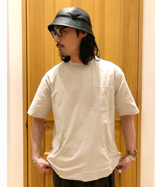 Grand PARK（グランドパーク）の「ドライアクティブ ポケットTシャツ（Tシャツ/カットソー・メンズ・オフホワイト/グレー/ブラック・L/M）」の20枚目の写真