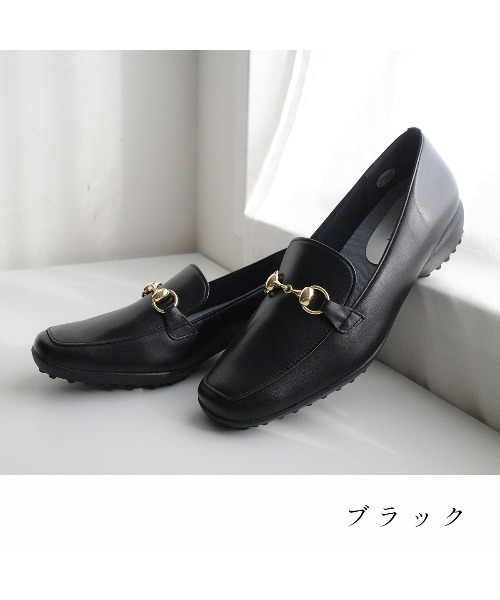 Pointer(shoes)(ポインター)の「【日本製・本革】】ビット付きローファー(ローファー・レディース・ブラック/グレイッシュベージュ/その他/その他1・23.5cm/23cm/22.5cm/22cm/24.5cm/24cm)」の16枚目の写真