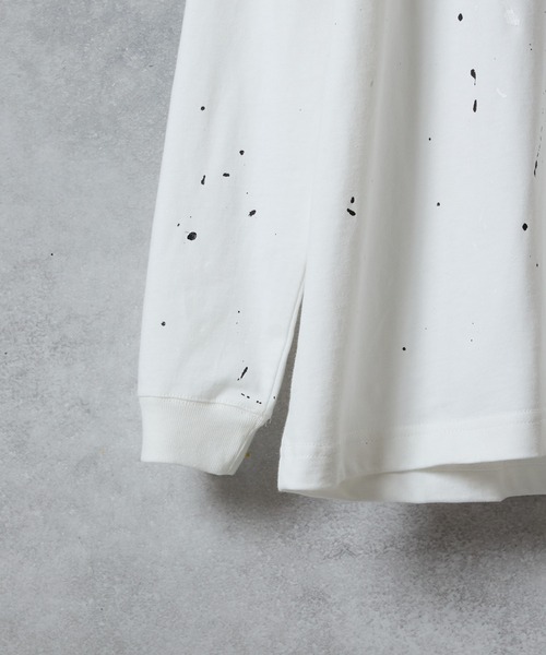 NUMBER (N)INE(ナンバーナイン)の「HAND PAINTED SCHOOL OF VISUAL COMEDY PRINTED CLASSIC L/S T-SHIRT / ハンドペイント スカルモチーフ プリント ロンT(Tシャツ/カットソー・メンズ・ホワイト/ブラック・M/XL/L)」の11枚目の写真