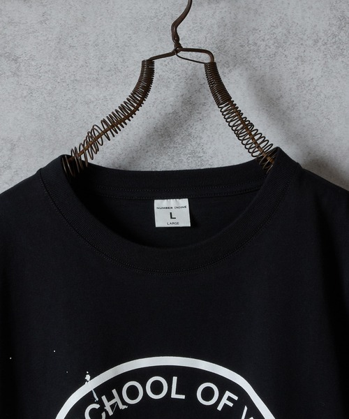 HAND PAINTED SCHOOL OF VISUAL COMEDY PRINTED CLASSIC L/S T-SHIRT