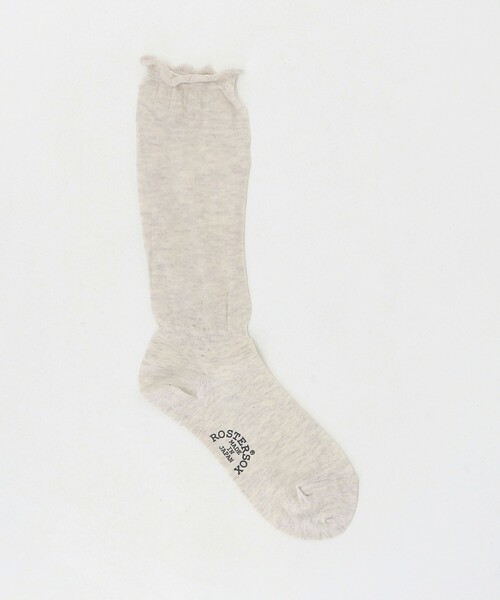 6(ロク)の「<ROSTER SOX>MERA/ ソックス(ソックス/靴下・レディース・ナチュラル/ブラック・FREE)」の2枚目の写真