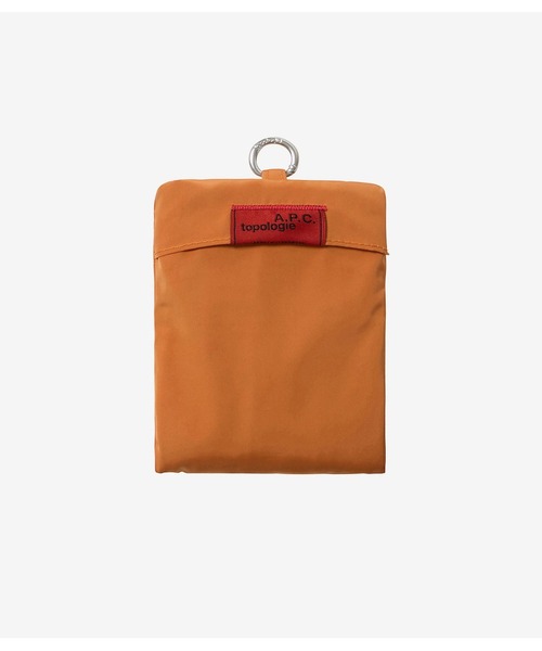 A.P.C.（アーペーセー）の「MINI KONBINI A.P.C. TOPOLOGIE（トートバッグ・メンズ・ピンク/オレンジ・ONESIZE）」の5枚目の写真