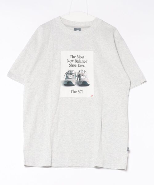 NEW BALANCE(ニューバランス)の「new balance/ニューバランス 半袖 Tシャツ 574ADTシャツ MT61B0WF(Tシャツ/カットソー・メンズ・グレー・XL)」の12枚目の写真