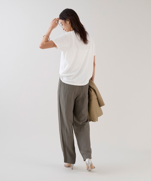 marmors（マルモア）の「【marmors】パールTシャツ（Tシャツ/カットソー・レディース・ホワイト/チャコールグレー・36）」の13枚目の写真