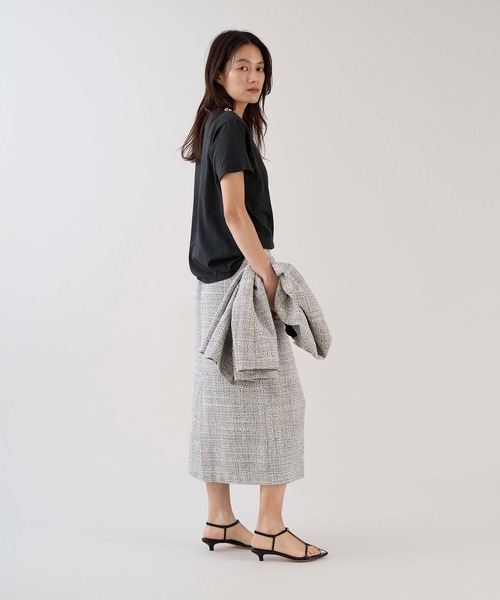 marmors（マルモア）の「【marmors】パールTシャツ（Tシャツ/カットソー・レディース・ホワイト/チャコールグレー・36）」の19枚目の写真